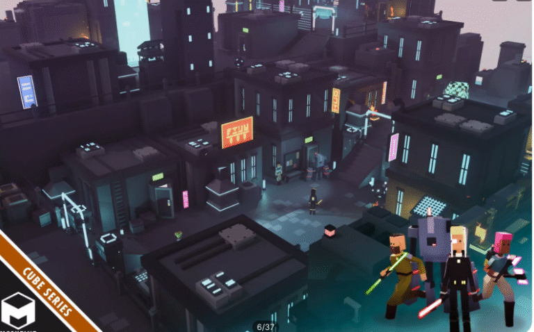 Cube Sci-Fi Underworld City Pack Asset Free Download