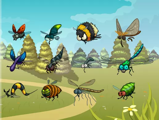 Funny Flying Bugs – Free Download