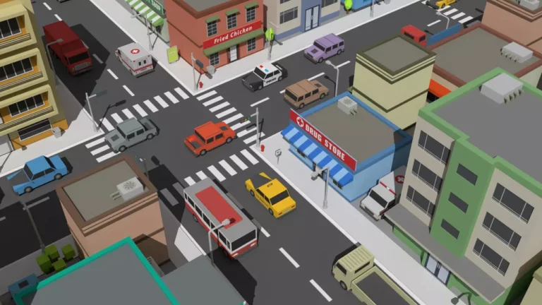 SimplePoly City Assets Free Download
